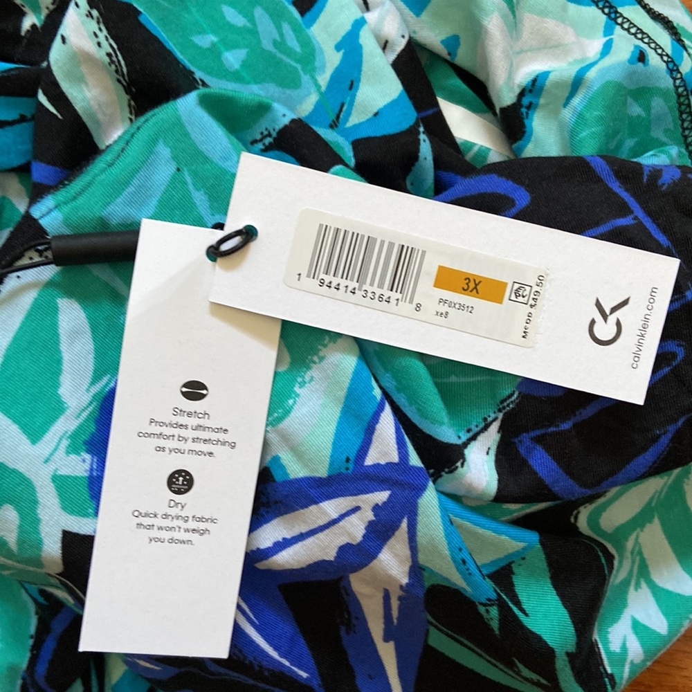 Calvin Klein Performance Printed Top - Picture 5 of 5